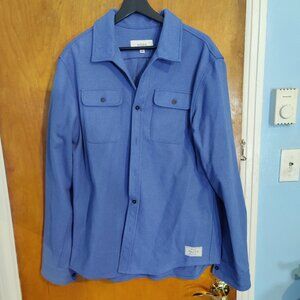 Anian Twill Overshirt - Cobalt XL